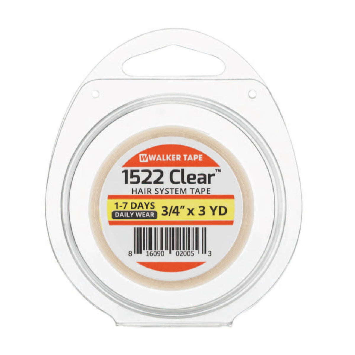 WALKER CLEAR TAPE 3/4" by 3 Yards