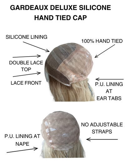 # 7784  GARDEAUX DELUXE HAND TIED, SILICONE LINED WIG (SMALL CAP)