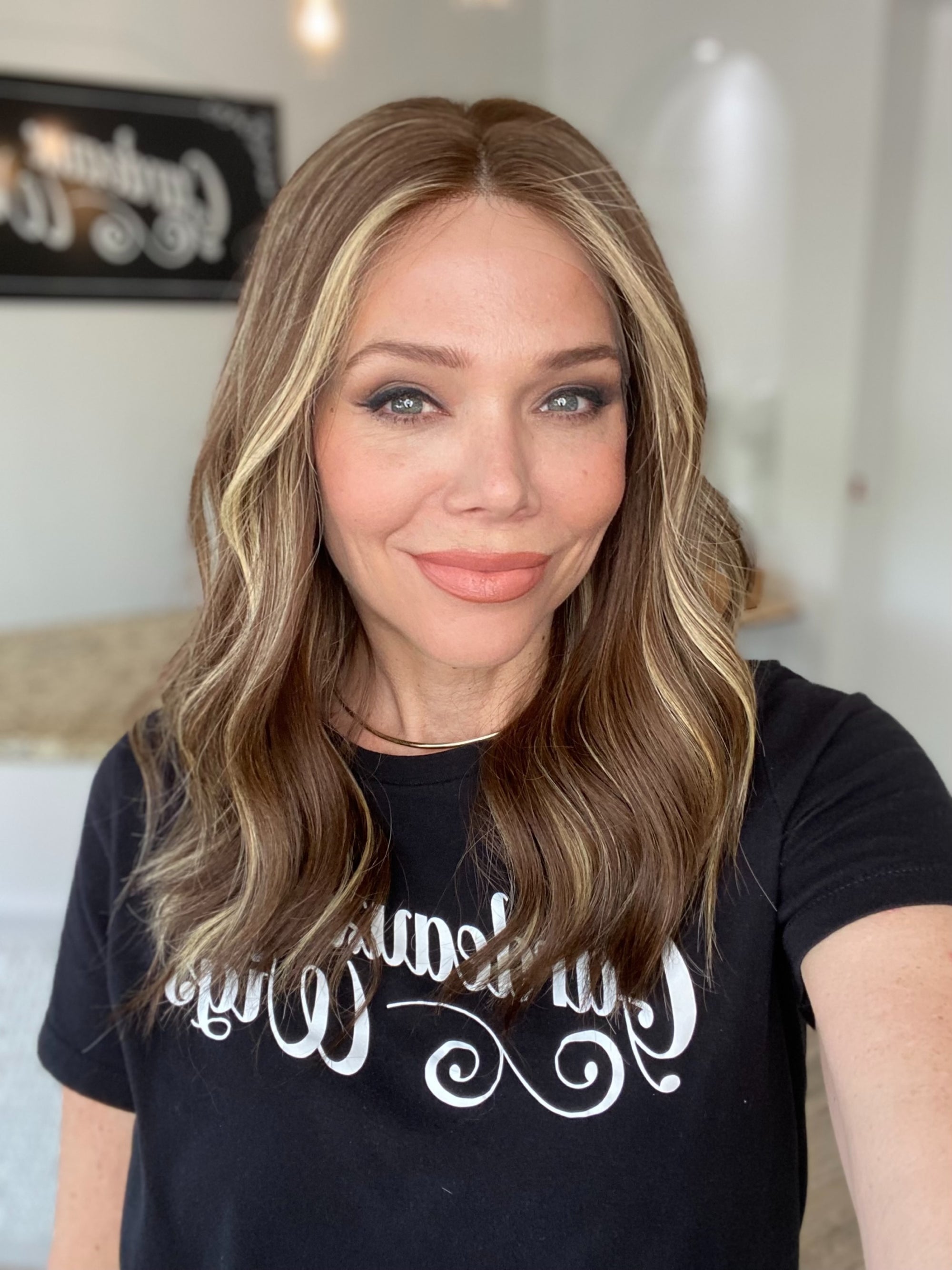 STOCK # LM917.13 GARDEAUX DELUXE DOUBLE LACE TOP SILICONE LINED WIG (MEDIUM CAP)