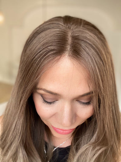 STOCK # BL-637.17 GARDEAUX DELUXE DOUBLE LACE TOP WIG (MEDIUM CAP)