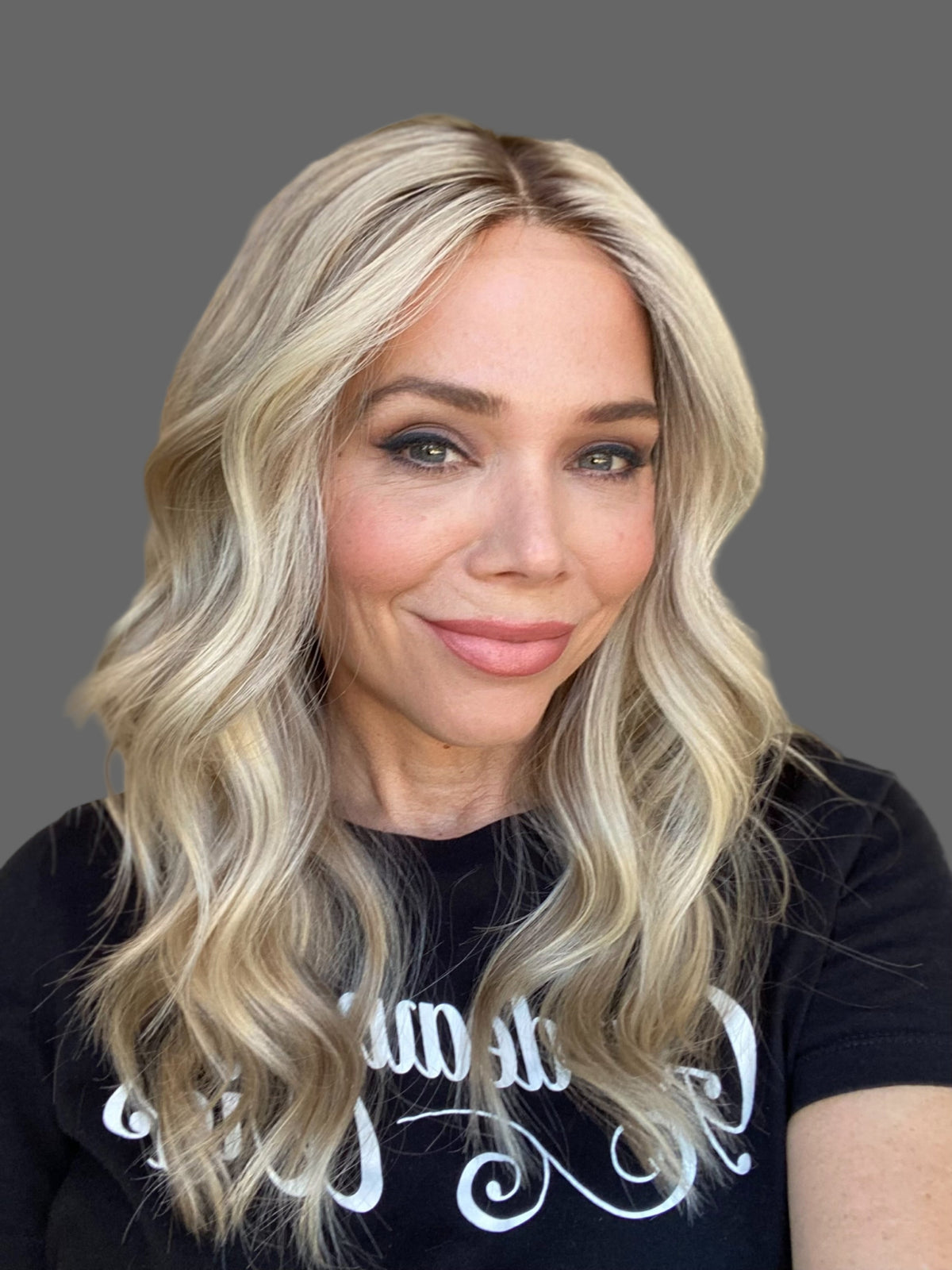 HUMAN HAIR HAND TIED DOUBLE MONO TOP WIG (MEDIUM CAP) # G-8409