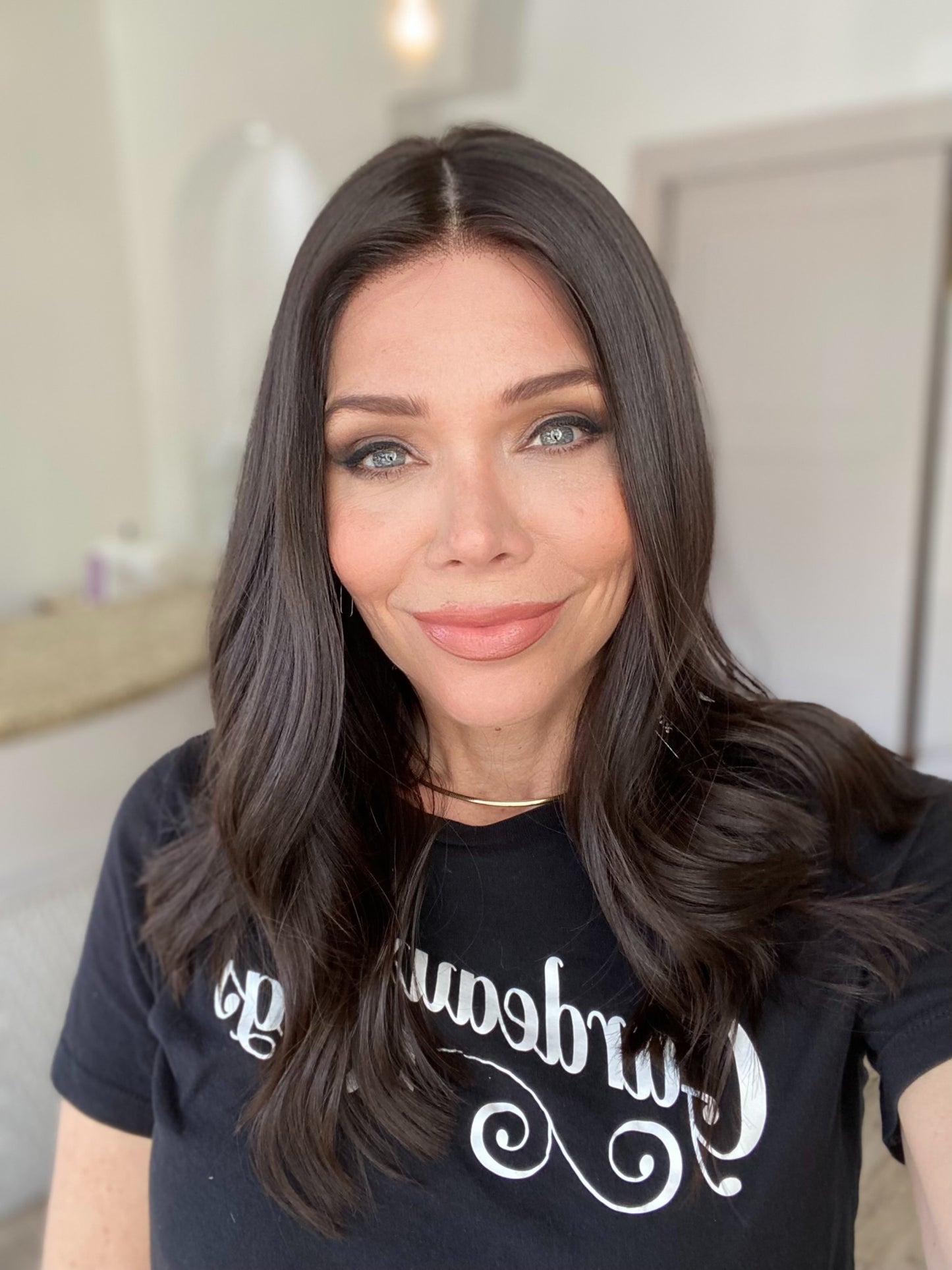 STOCK # JST-2.13 GARDEAUX DELUXE SILK TOP LACE FRONT WIG (MEDIUM CAP)
