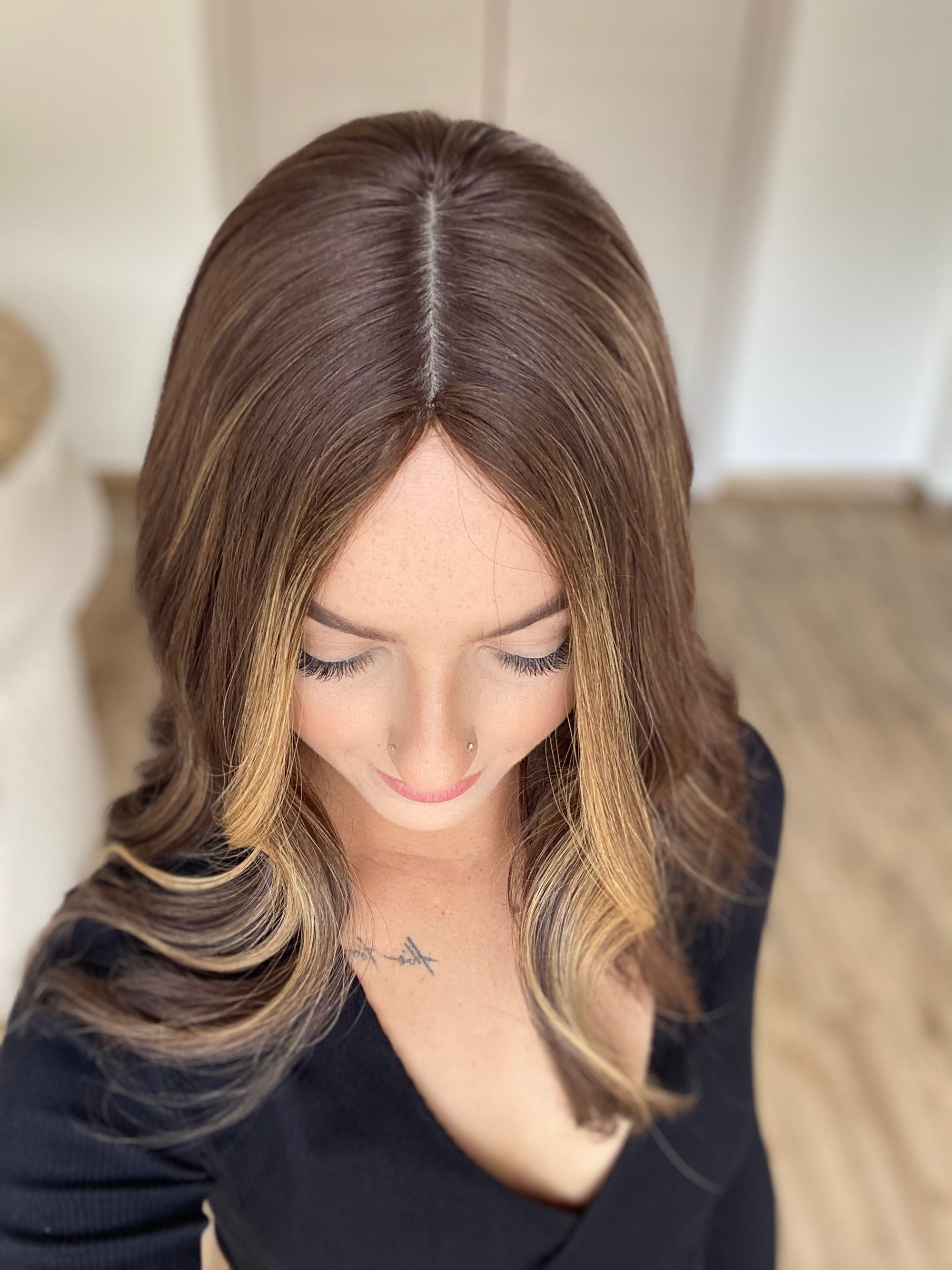 # T-6/12/14  GARDEAUX DELUXE 14" SILK TOP TOPPER