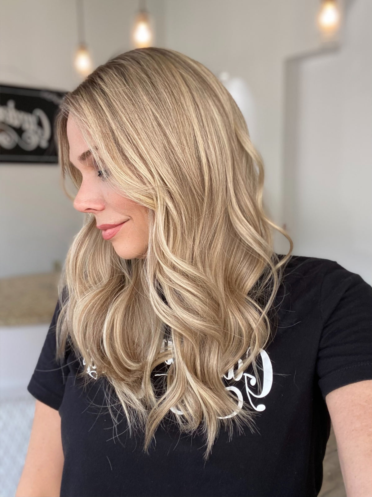 HUMAN HAIR HAND TIED WIG SILICONE LINED STOCK # JL2-325.14