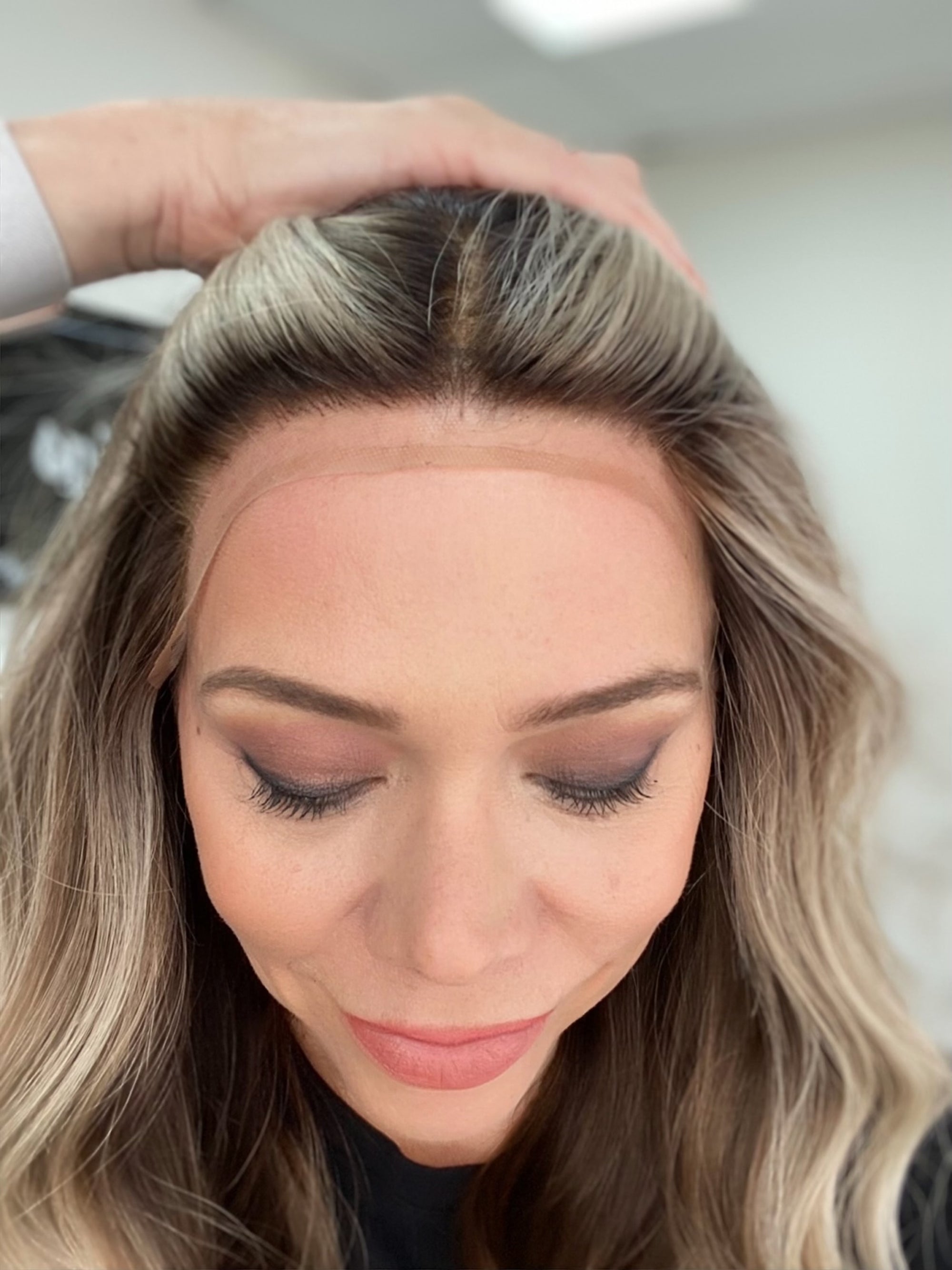 # 8727 GARDEAUX DELUXE HAND TIED DOUBLE LACE TOP WIG (MEDIUM CAP)