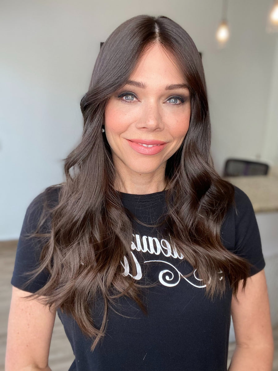 STOCK # JSK4.14 GARDEAUX DELUXE SILK TOP LACE FRONT WIG (MEDIUM CAP)