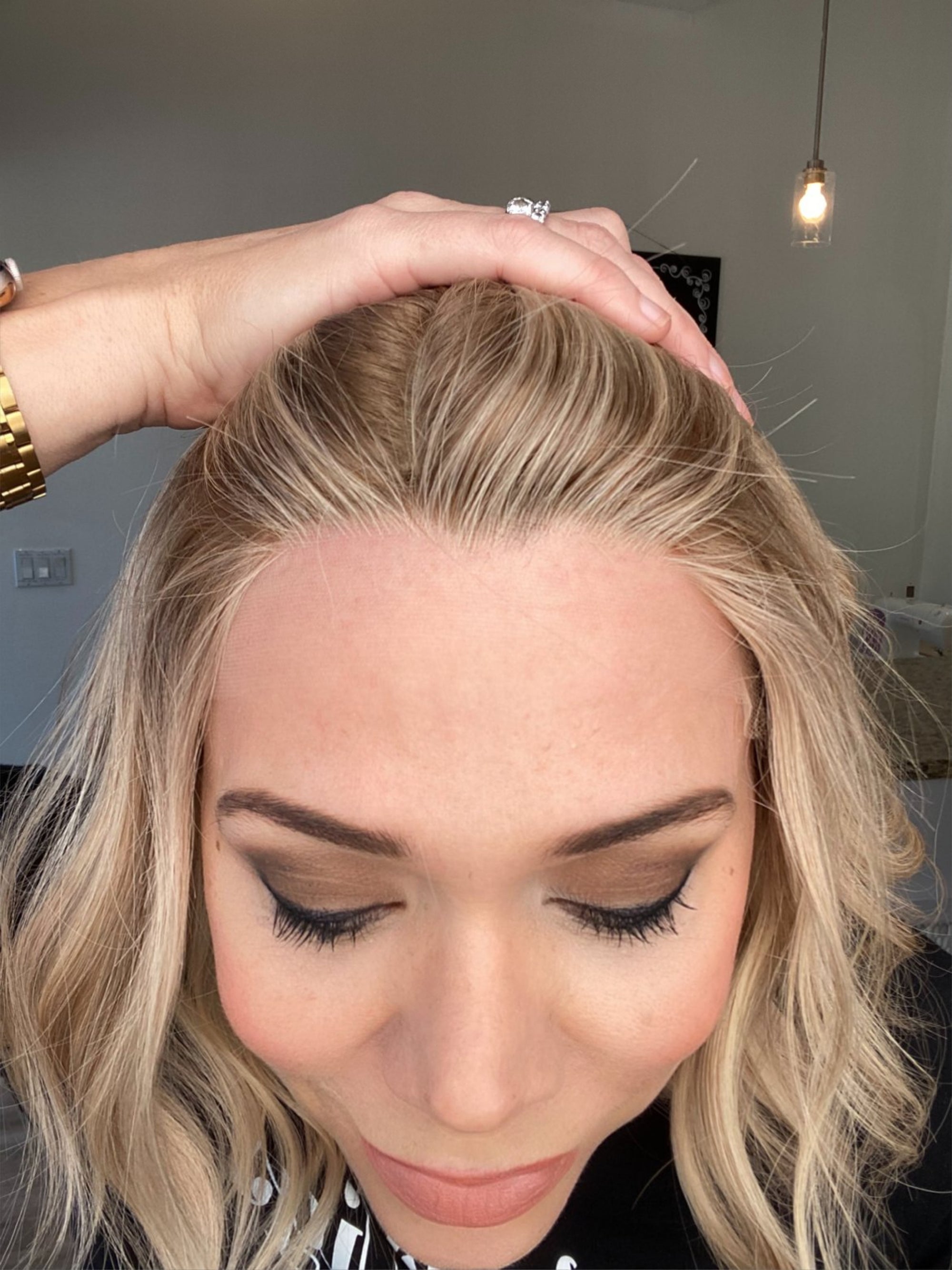 STOCK# BM621.8 GARDEAUX DELUXE  HAND TIED  CONTOUR CAP (SMALL and MEDIUM CAP)