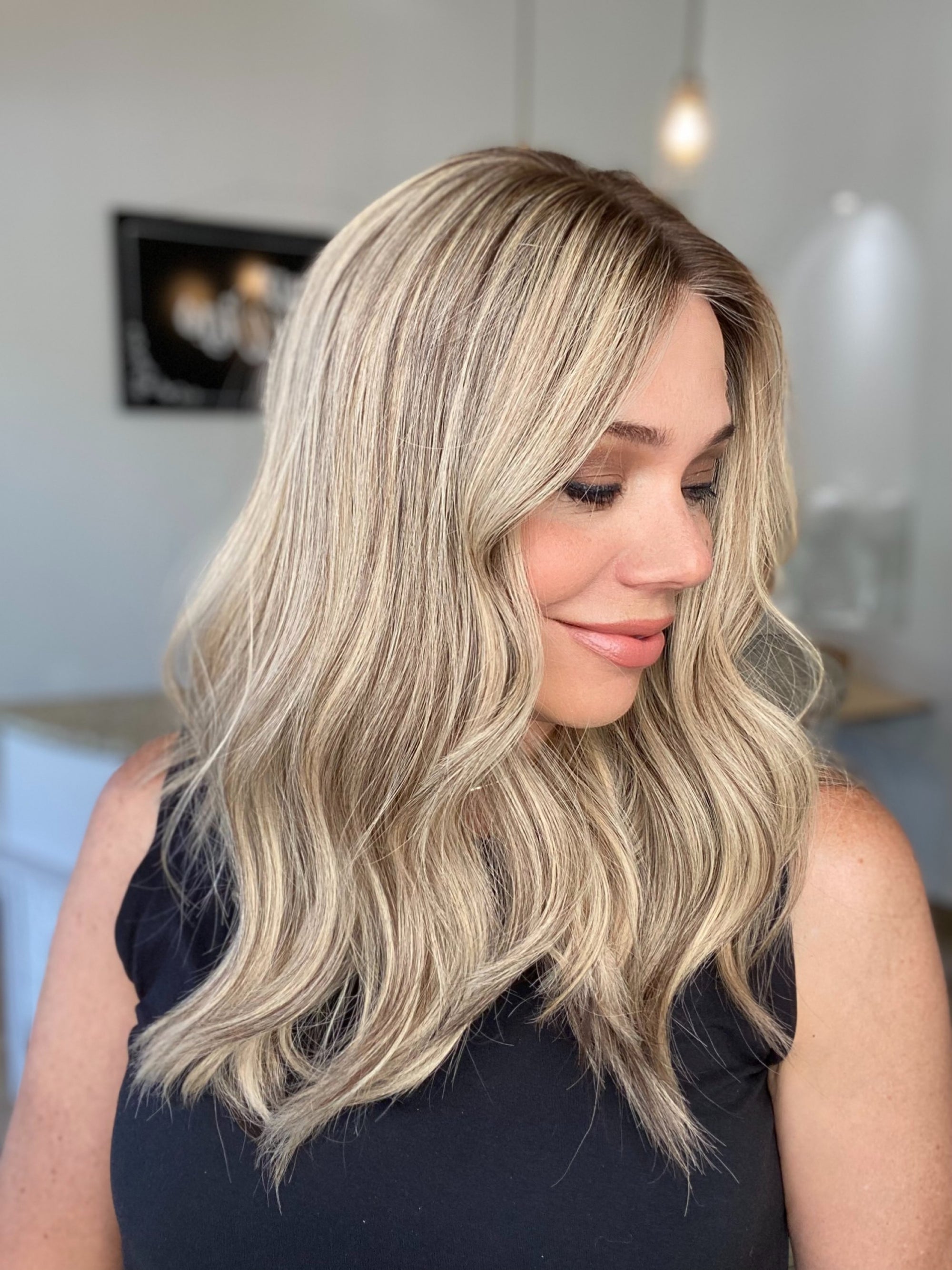 STOCK COLOR # BL604.13 GARDEAUX DELUXE LACE TOP WIG (MEDIUM CAP)