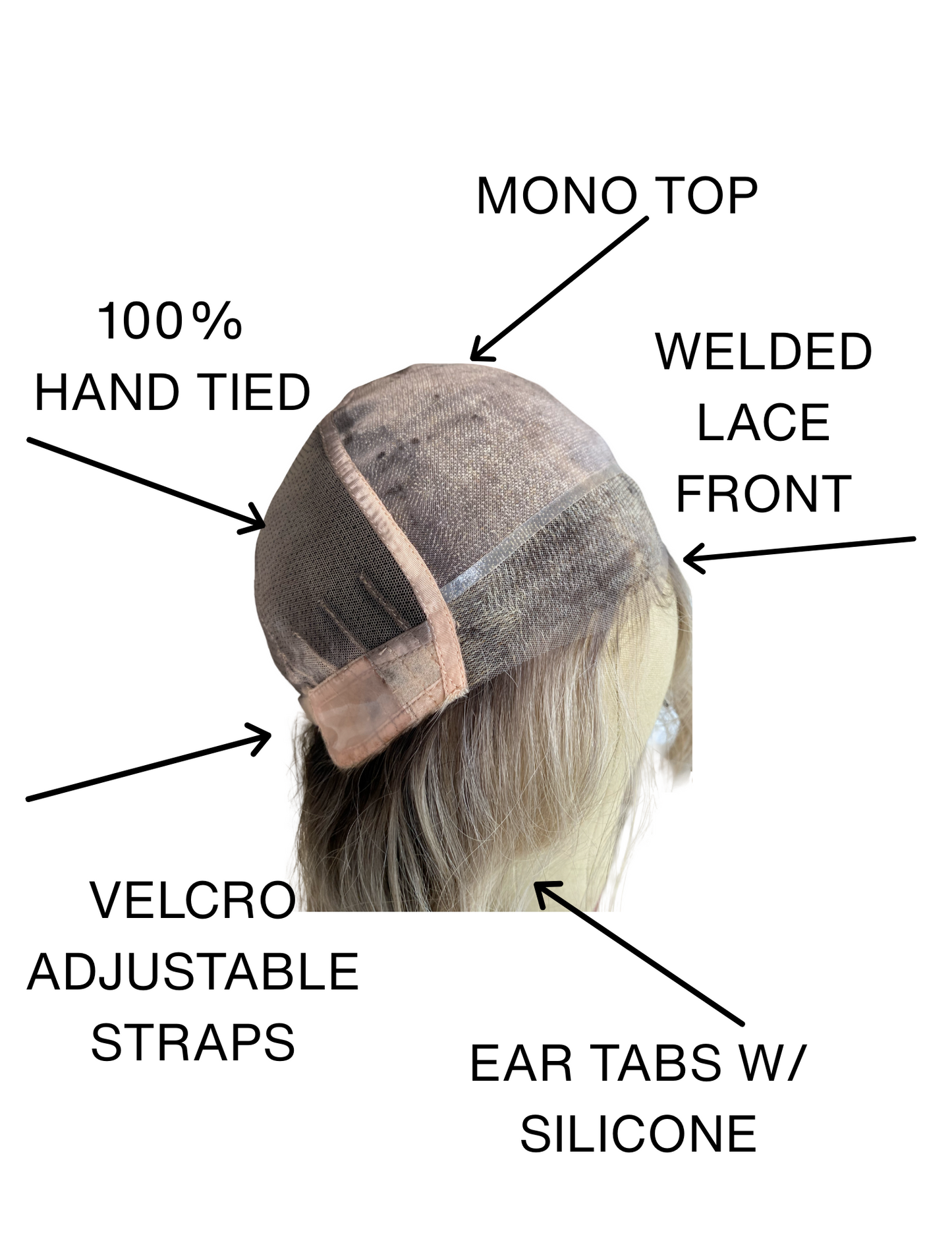 # G-8491 GARDEAUX DELUXE HAND TIED MONO TOP WIG (MEDIUM CAP)