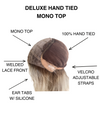 STOCK # JL6-325.16 GARDEAUX DELUXE HAND TIED MONO TOP WIG