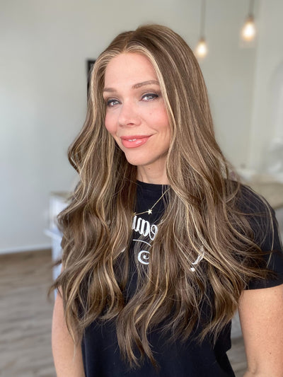 STOCK # BL629.18 GARDEAUX DELUXE DOUBLE LACE TOP WIG (MEDIUM CAP)