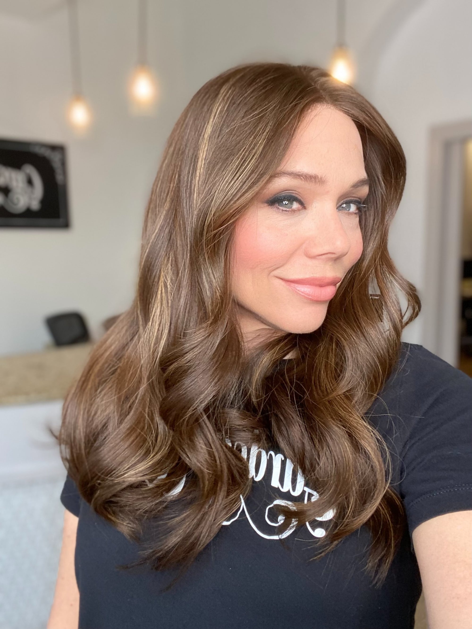 STOCK # LM11.13 GARDEAUX DELUXE DOUBLE LACE TOP SILICONE LINED WIG (MEDIUM CAP) FINAL SALE