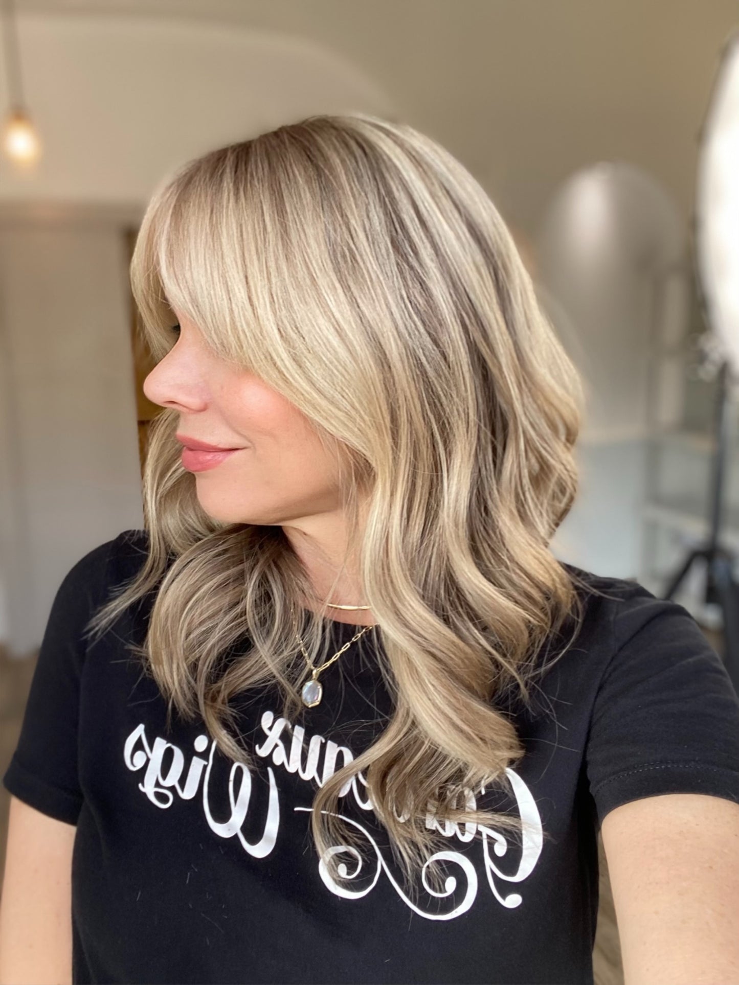 HUMAN HAIR HAND TIED MONO TOP WIG (MEDIUM CAP) # G-8566