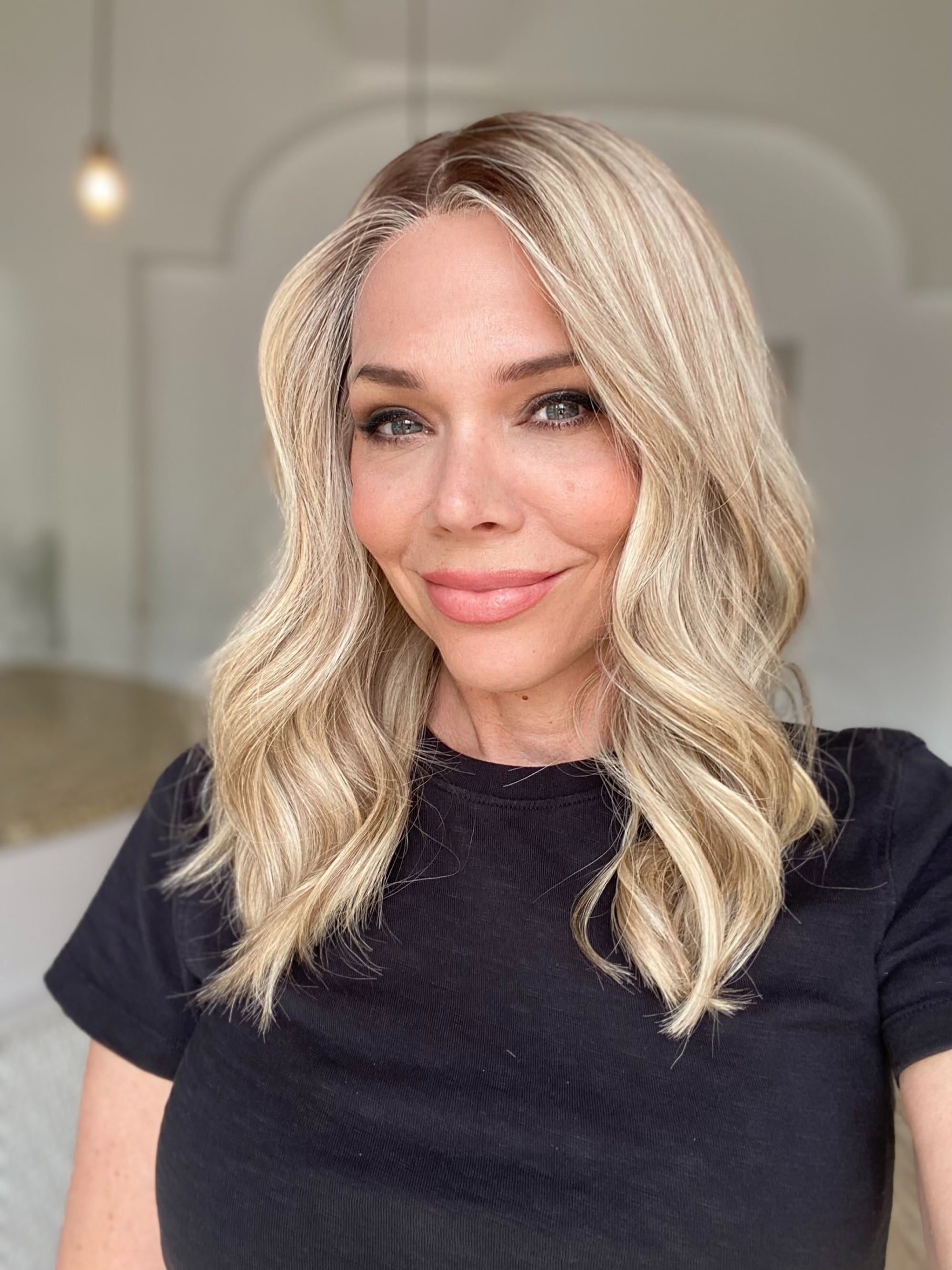 STOCK # JST-325.12  GARDEAUX DELUXE SILK TOP LACE FRONT WIG (MEDIUM CAP) FINAL SALE