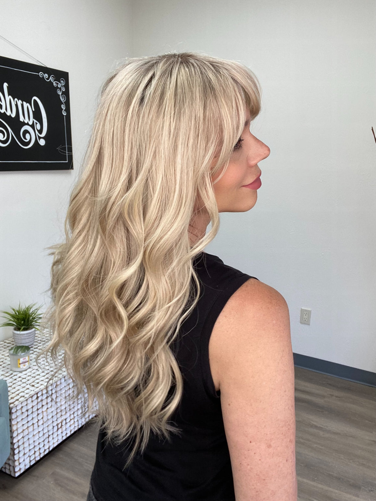 HUMAN HAIR HAND TIED MONO TOP WIG (MEDIUM CAP) #G-8707