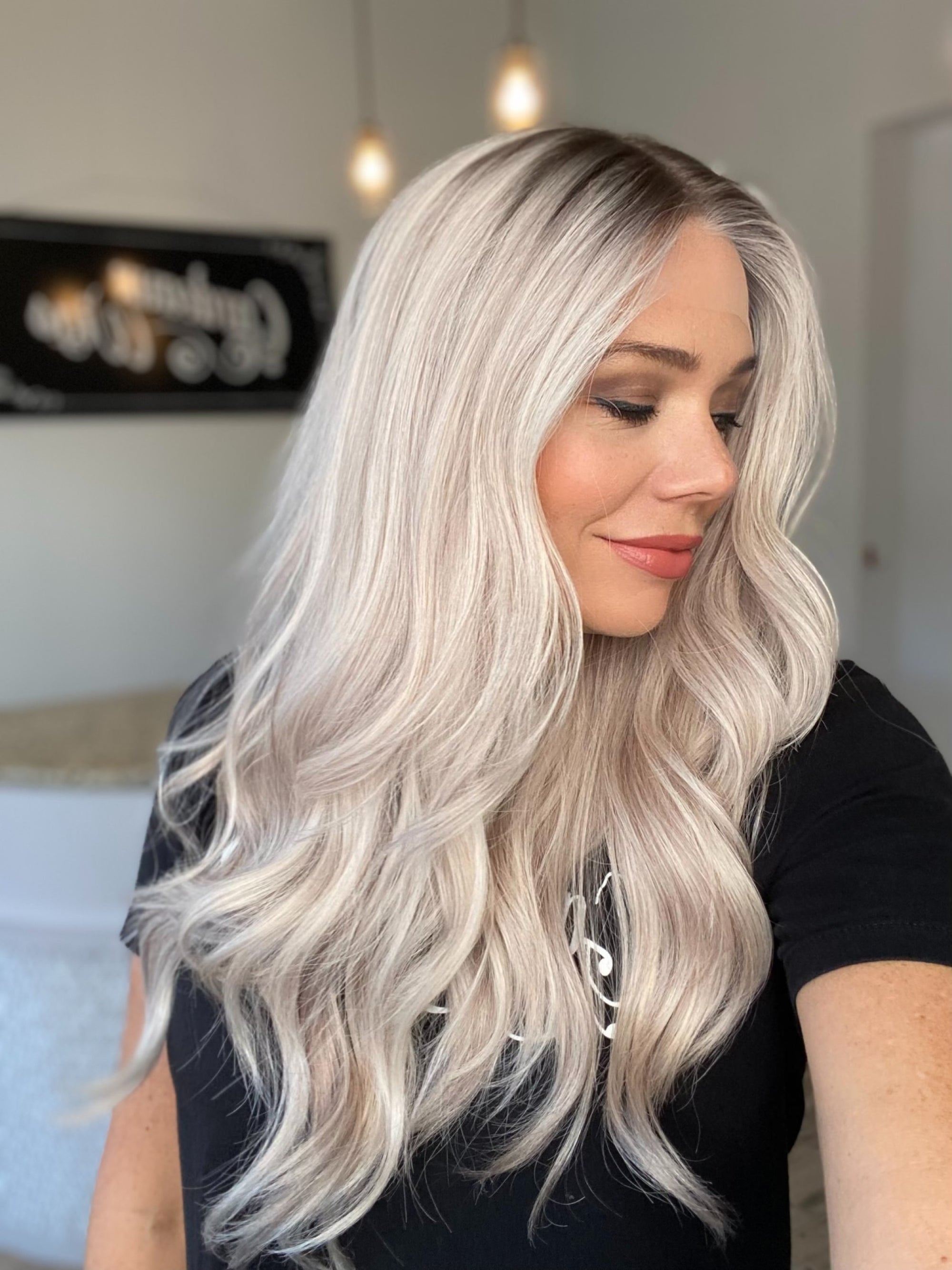 STOCK # BL625.16 GARDEAUX DELUXE DOUBLE LACE TOP WIG