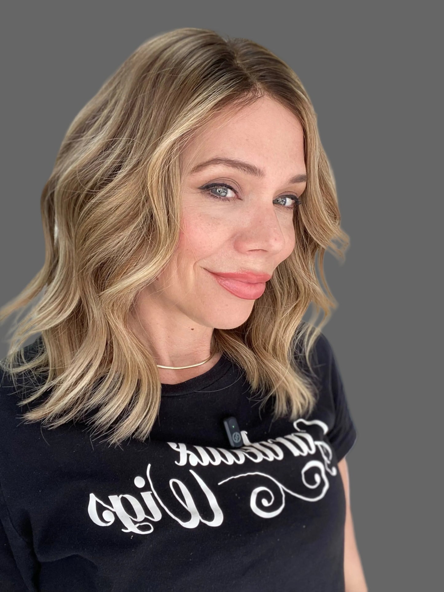 HUMAN HAIR HAND TIED MONO TOP WIG (MEDIUM CAP) # 8673