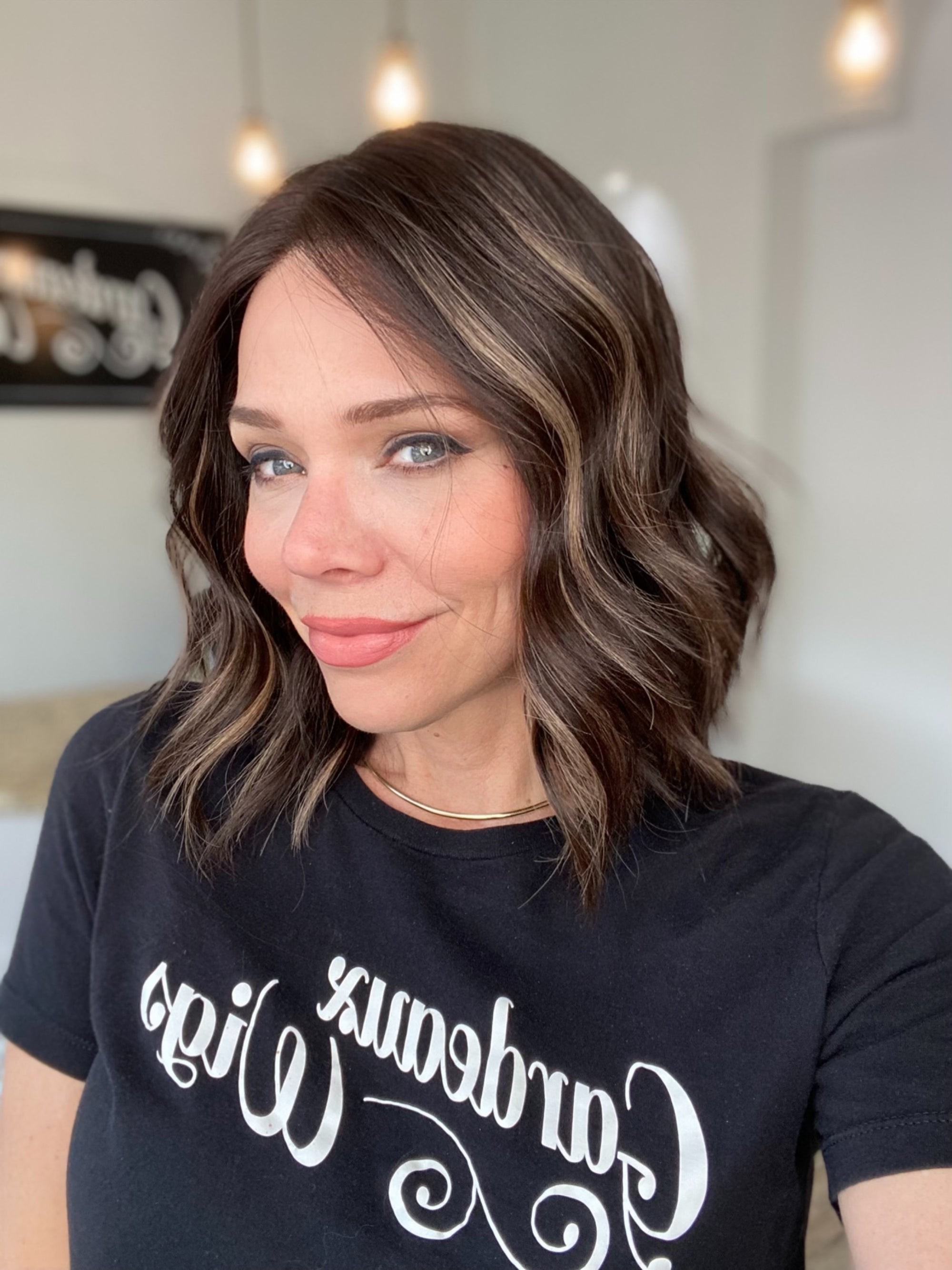 STOCK # LM412.6 GARDEAUX DELUXE DOUBLE LACE TOP SILICONE LINED WIG (MEDIUM CAP)