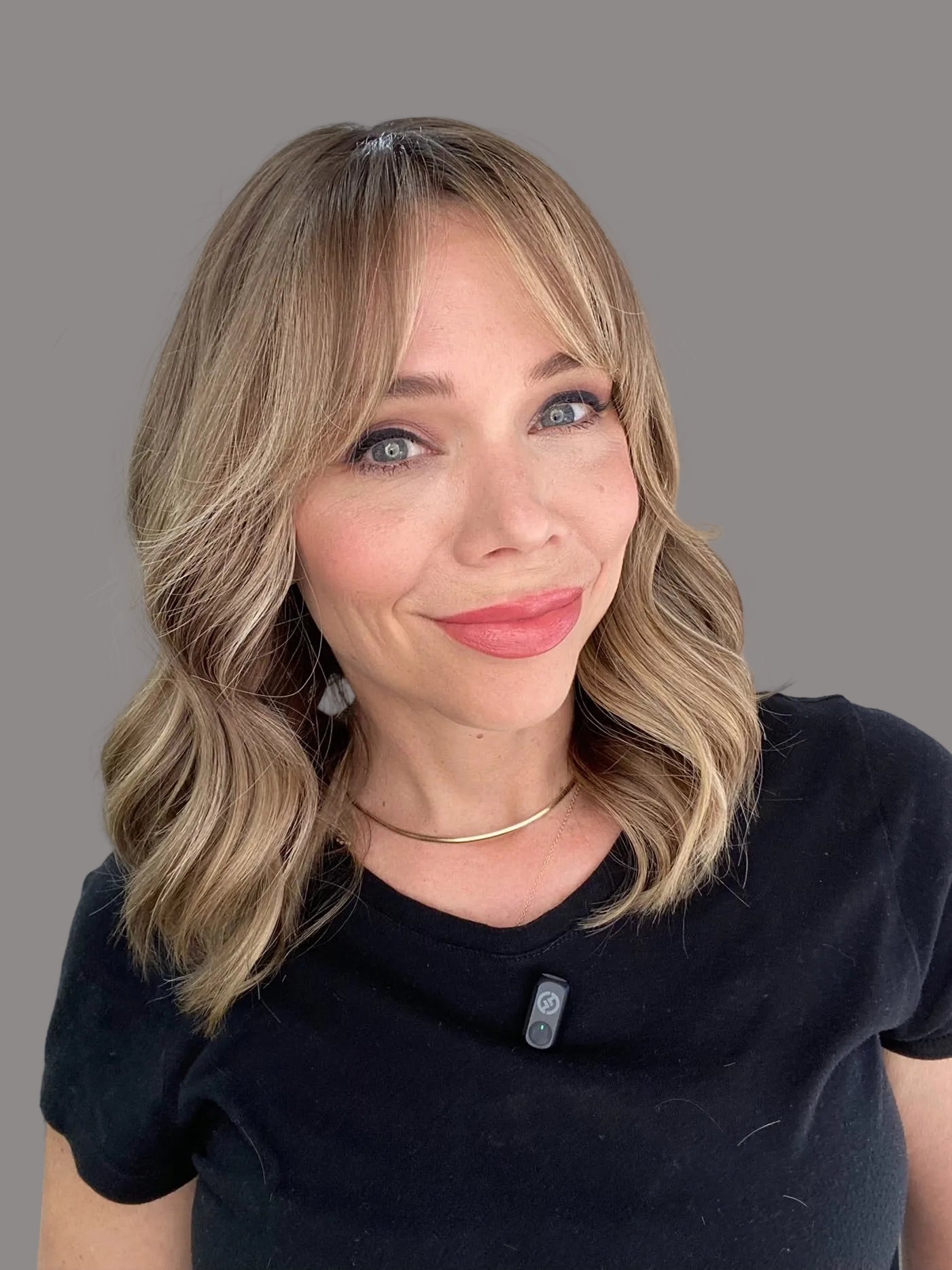 Human Hair silk top lace front wig with bangs 
