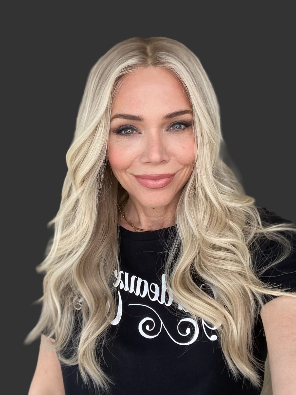 HUMAN HAIR  HAND TIED MONO TOP WIG # G-8588