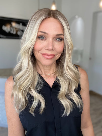 # 8489 GARDEAUX DELUXE HAND TIED MONO TOP W/ LACE FRONT WIG (SMALL CAP)