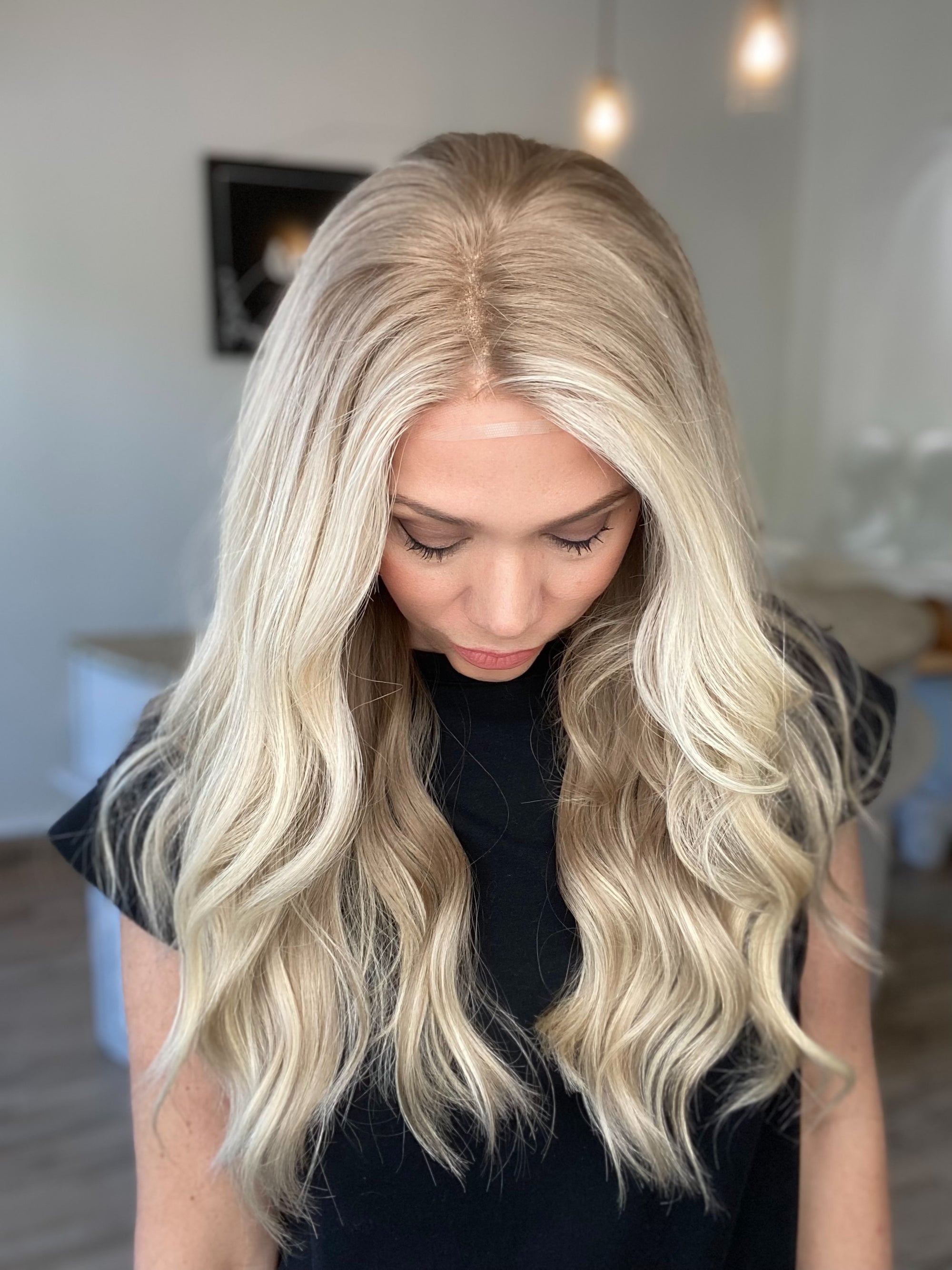 # G-8290 GARDEAUX DELUXE HAND TIED DOUBLE LACE TOP WIG (MEDIUM CAP)