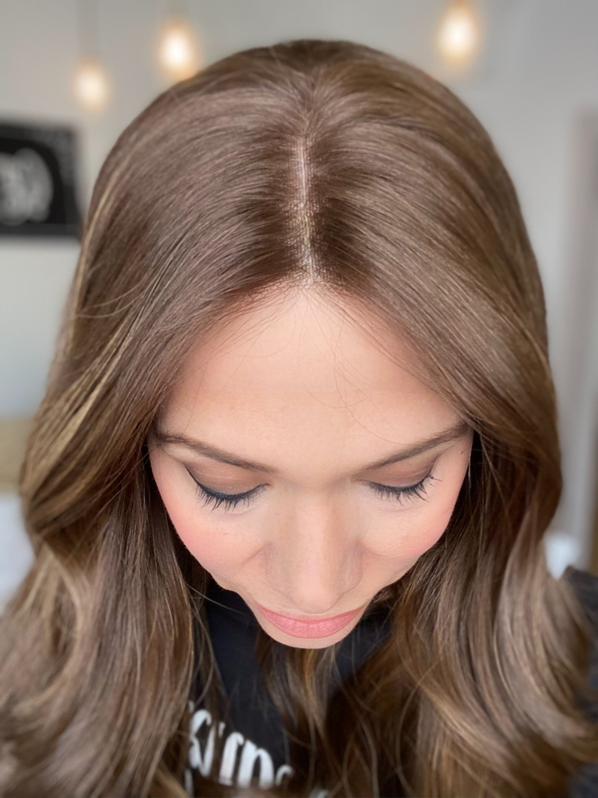 STOCK # LM11.13 GARDEAUX DELUXE DOUBLE LACE TOP SILICONE LINED WIG (MEDIUM CAP) FINAL SALE