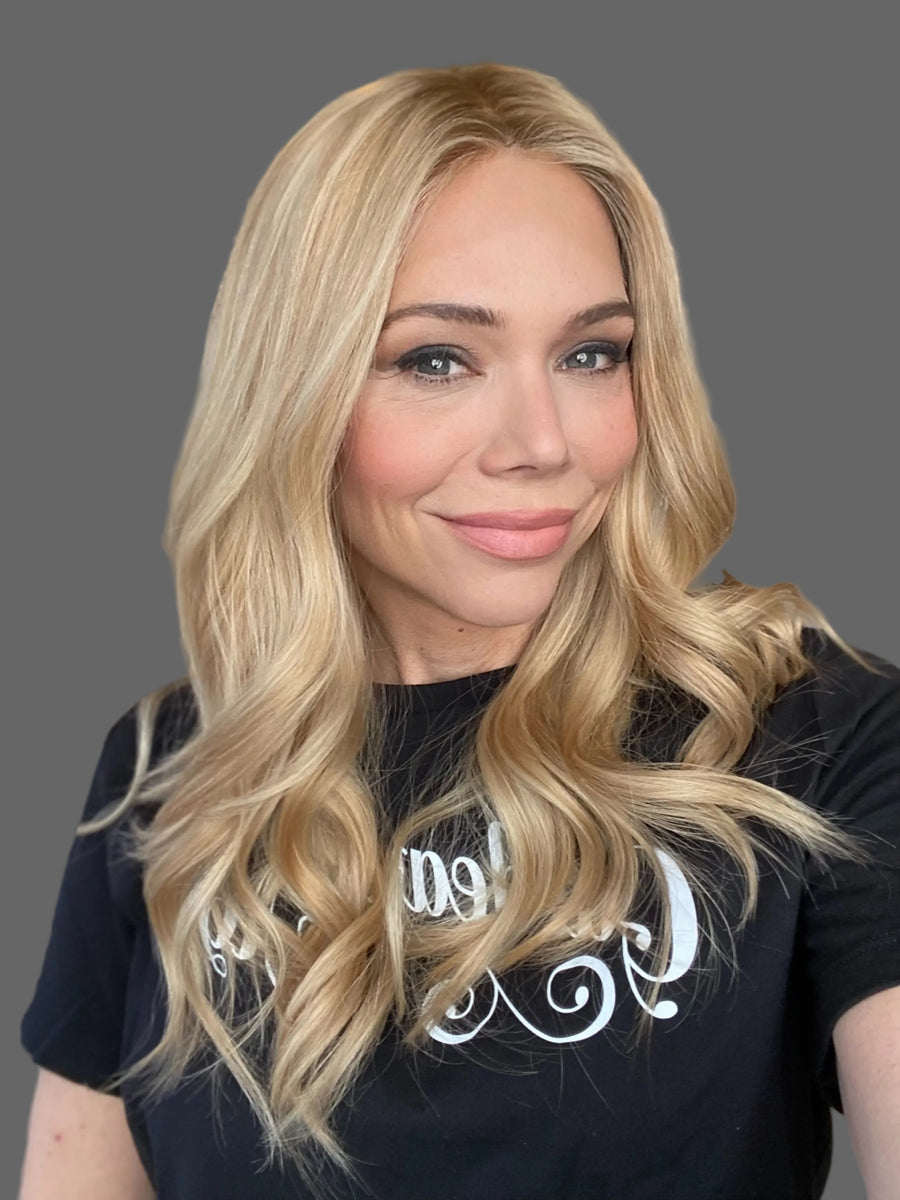 STOCK # JL13-329.14 GARDEAUX DELUXE HAND TIED MONO TOP W/ LACE FRONT WIG (SMALL CAP)