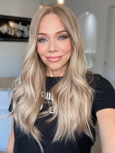 STOCK # BL-644.14 GARDEAUX DELUXE DOUBLE LACE TOP WIG (MEDIUM CAP)