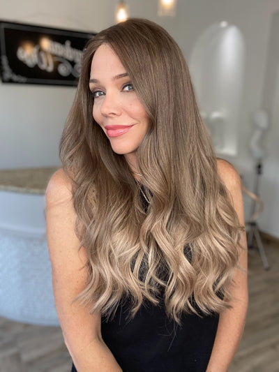 STOCK # BL-637.17 GARDEAUX DELUXE DOUBLE LACE TOP WIG (MEDIUM CAP)
