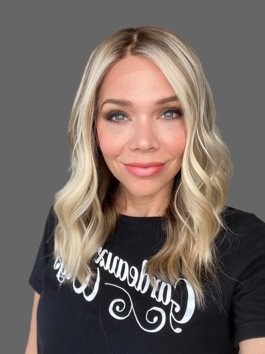 "SARAH" GARDEAUX DELUXE MONO TOP WIG (MEDIUM CAP)