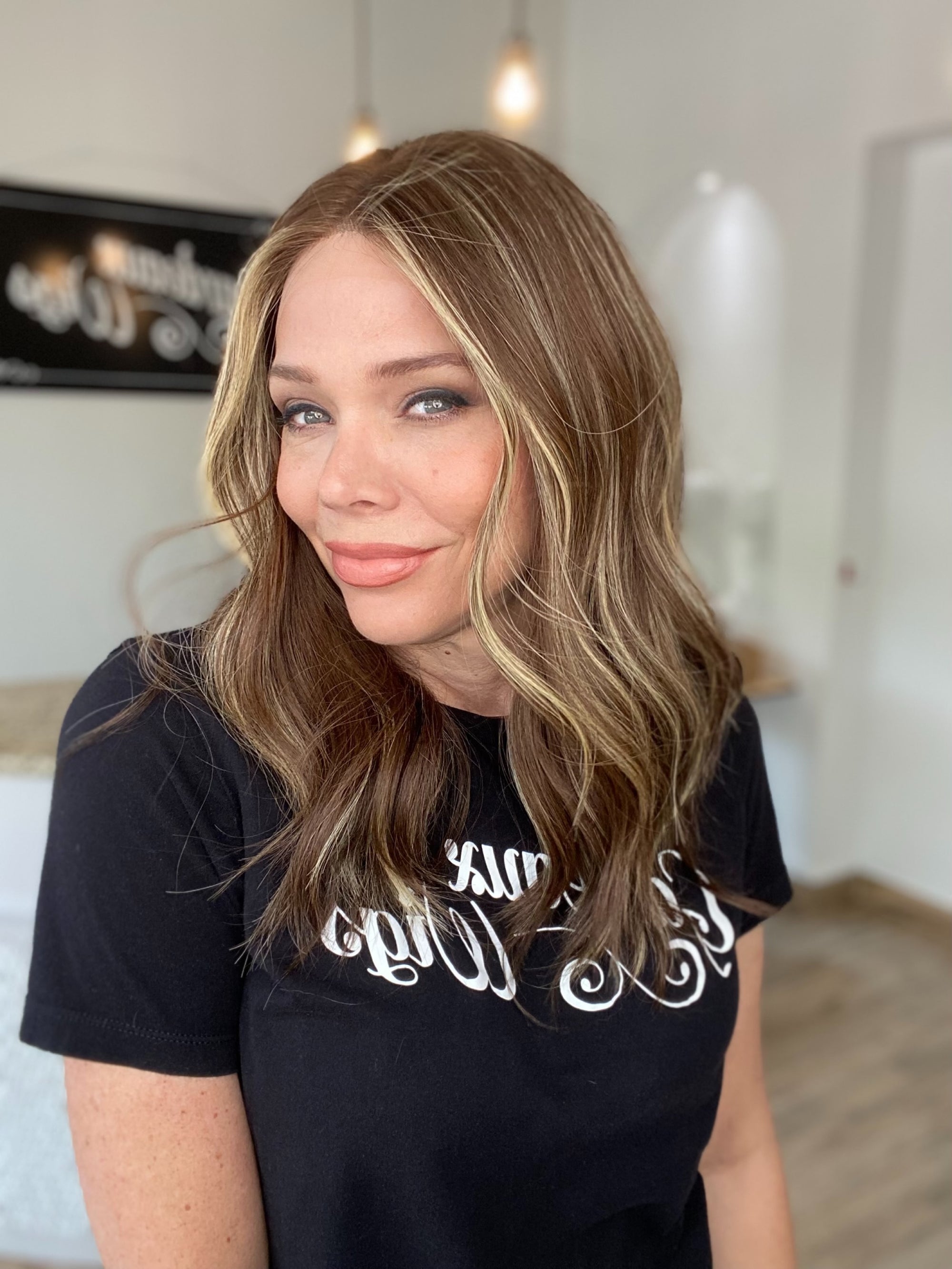 STOCK # LM917.13 GARDEAUX DELUXE DOUBLE LACE TOP SILICONE LINED WIG (MEDIUM CAP)