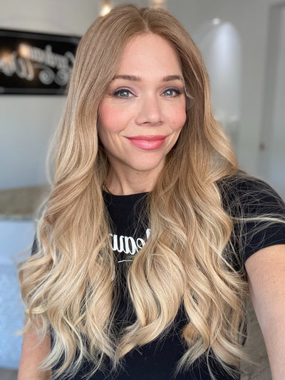 STOCK # BL-645.16 GARDEAUX DELUXE DOUBLE LACE TOP WIG (MEDIUM CAP)