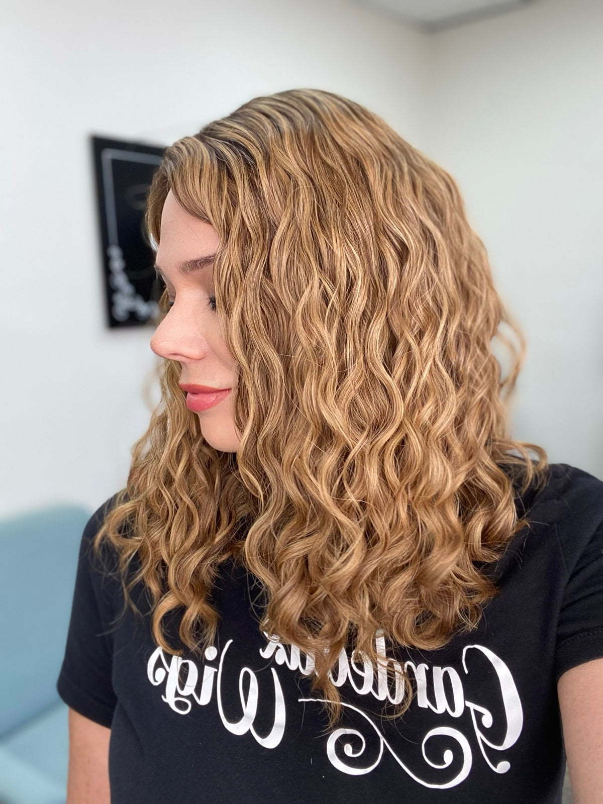 iWig HUMAN HAIR CURLY (MEDIUM CAP) STOCK # 14/8R