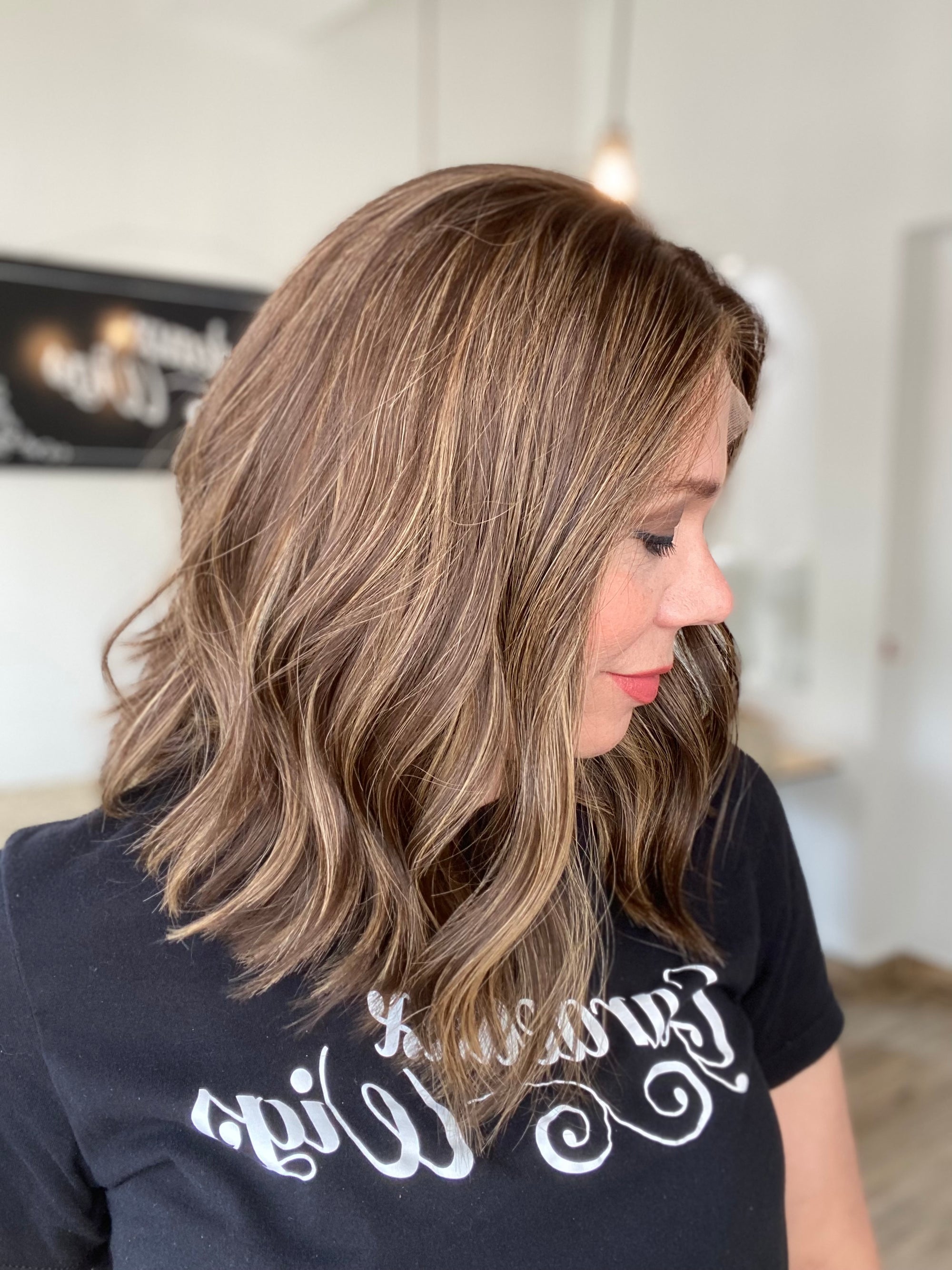 STOCK# BL612.8 GARDEAUX DELUXE LACE TOP WIG (MEDIUM CAP)