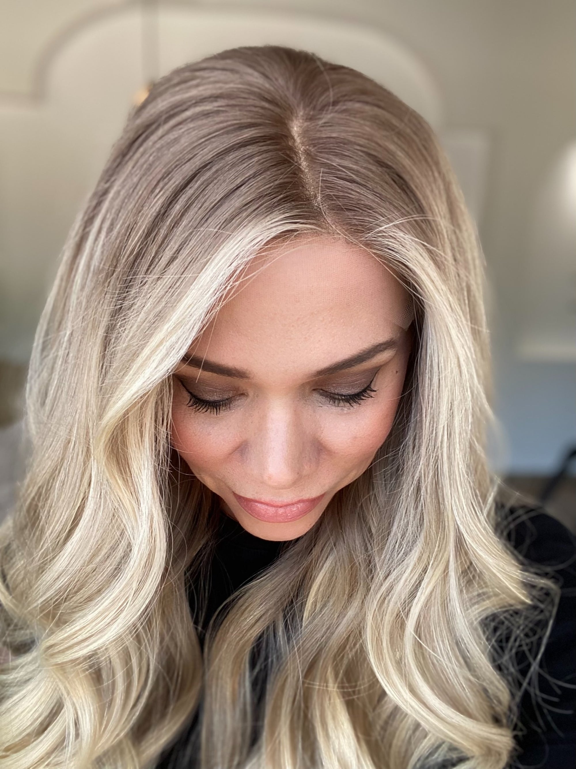 # G8263 GARDEAUX DELUXE DOUBLE LACE TOP SILICONE LINED WIG (MEDIUM CAP)