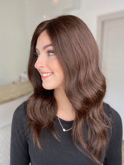 # 7361-A GARDEAUX DELUXE STOCK COLOR #2 MONO TOP WIG (SMALL CAP)