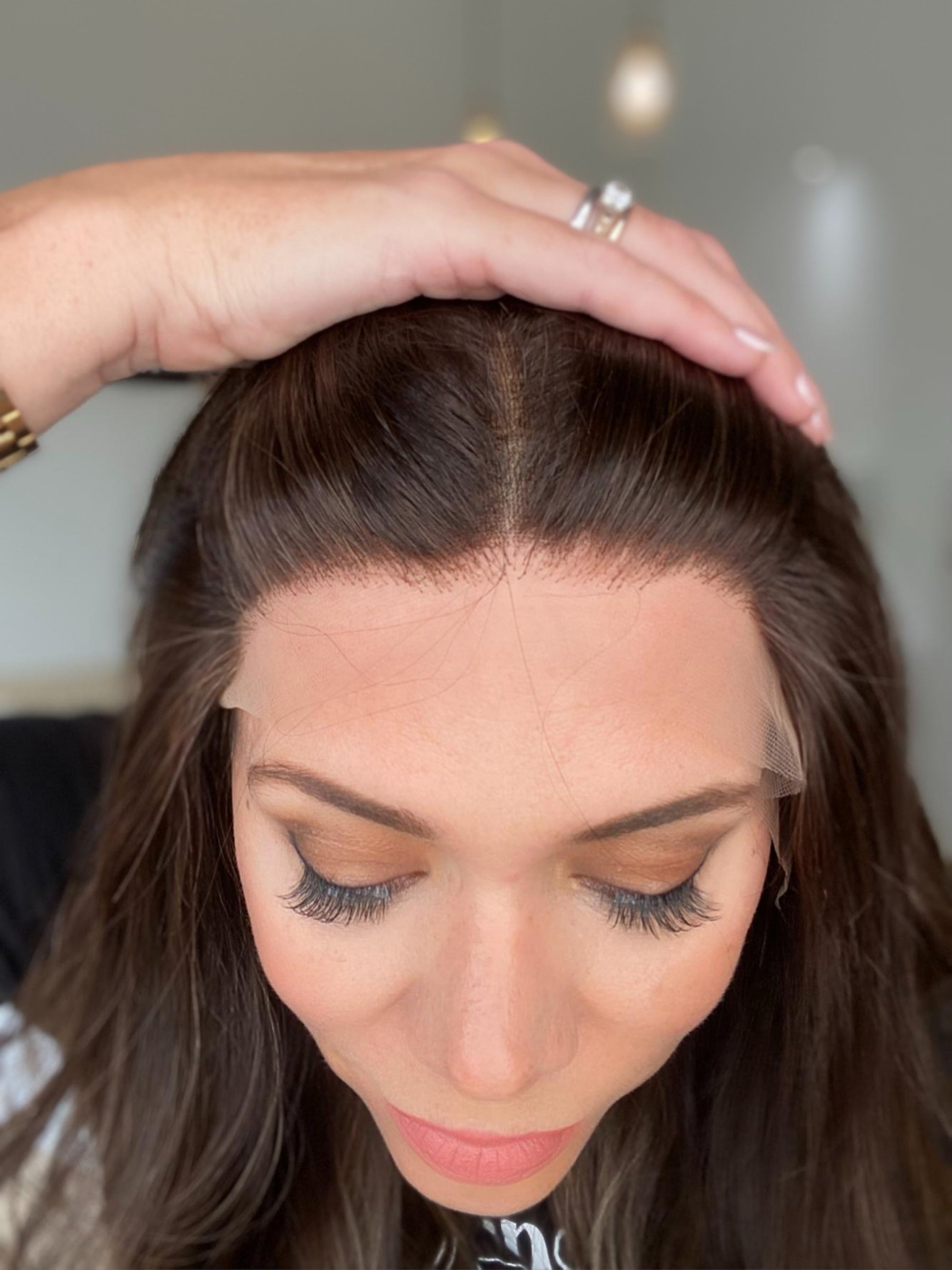 STOCK # BL630.16 GARDEAUX DELUXE DOUBLE LACE TOP WIG (MEDIUM CAP)