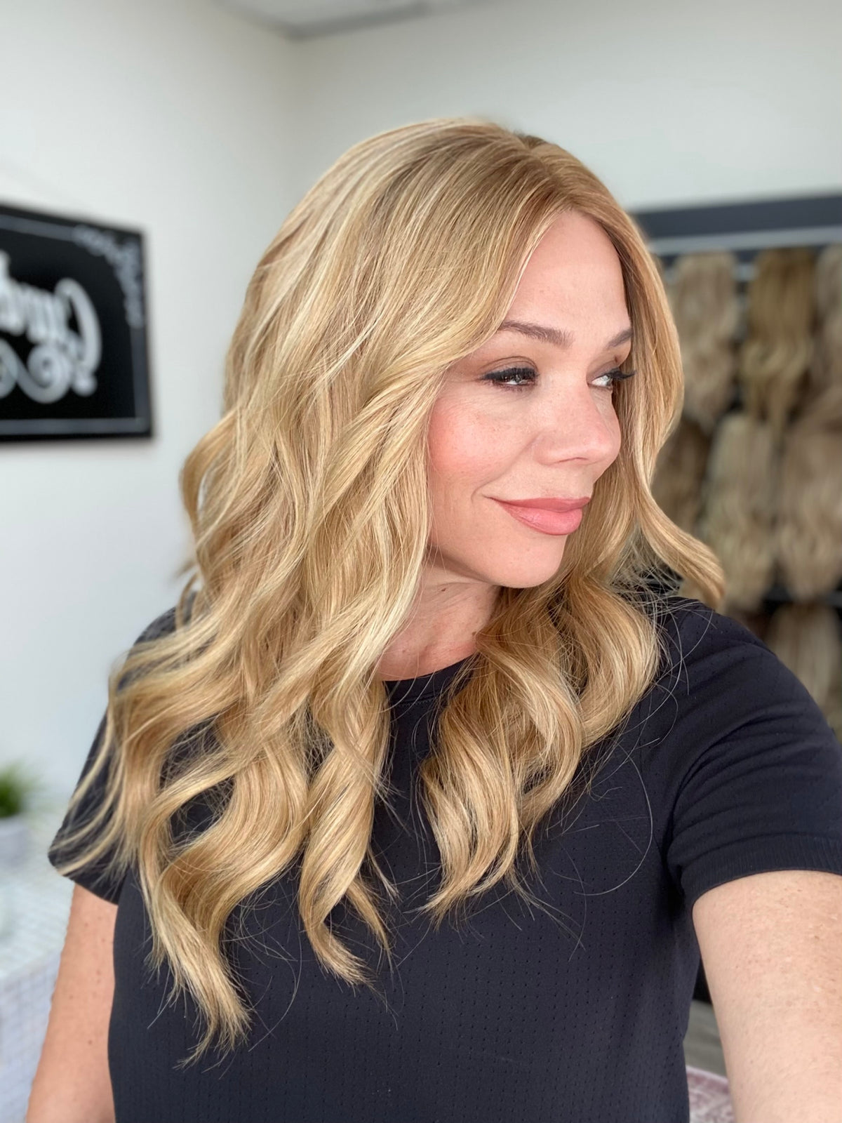 HUMAN HAIR HAND TIED MONO TOP WIG STOCK # JL2O-302.14