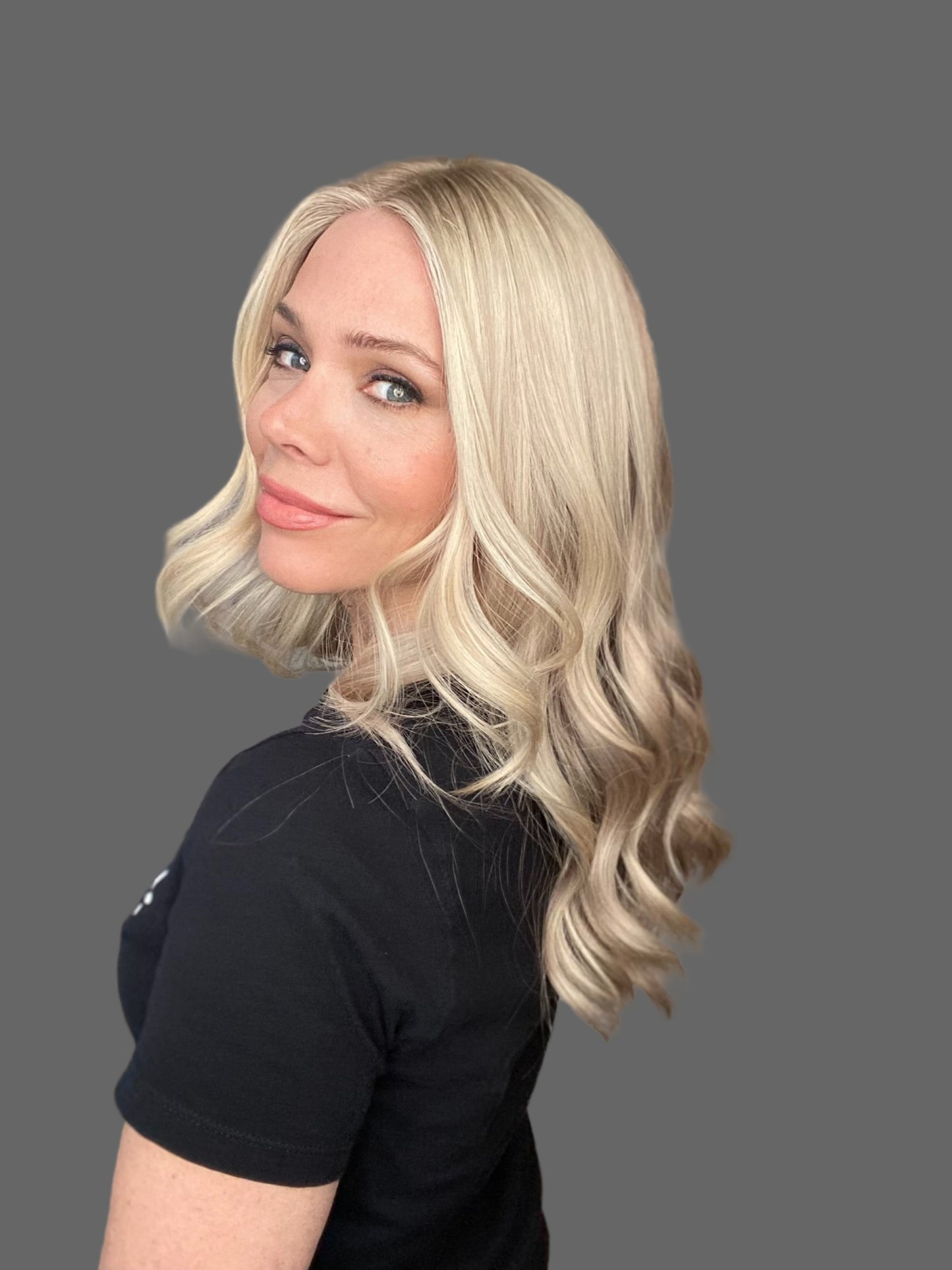 HUMAN HAIR HAND TIED CONTOUR CAP WIG (MEDIUM CAP)# 8599
