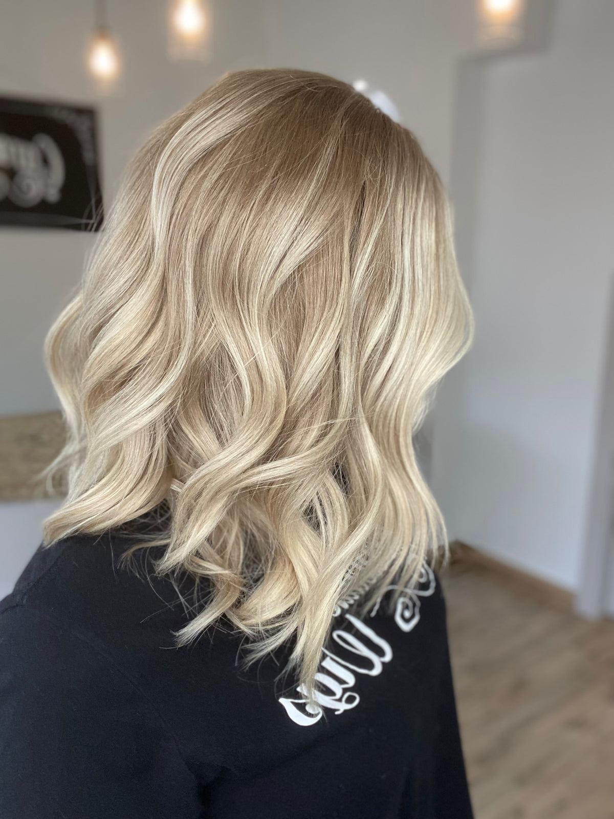 HUMAN HAIR HAND TIED SILICONE LINED WIG # G-8652