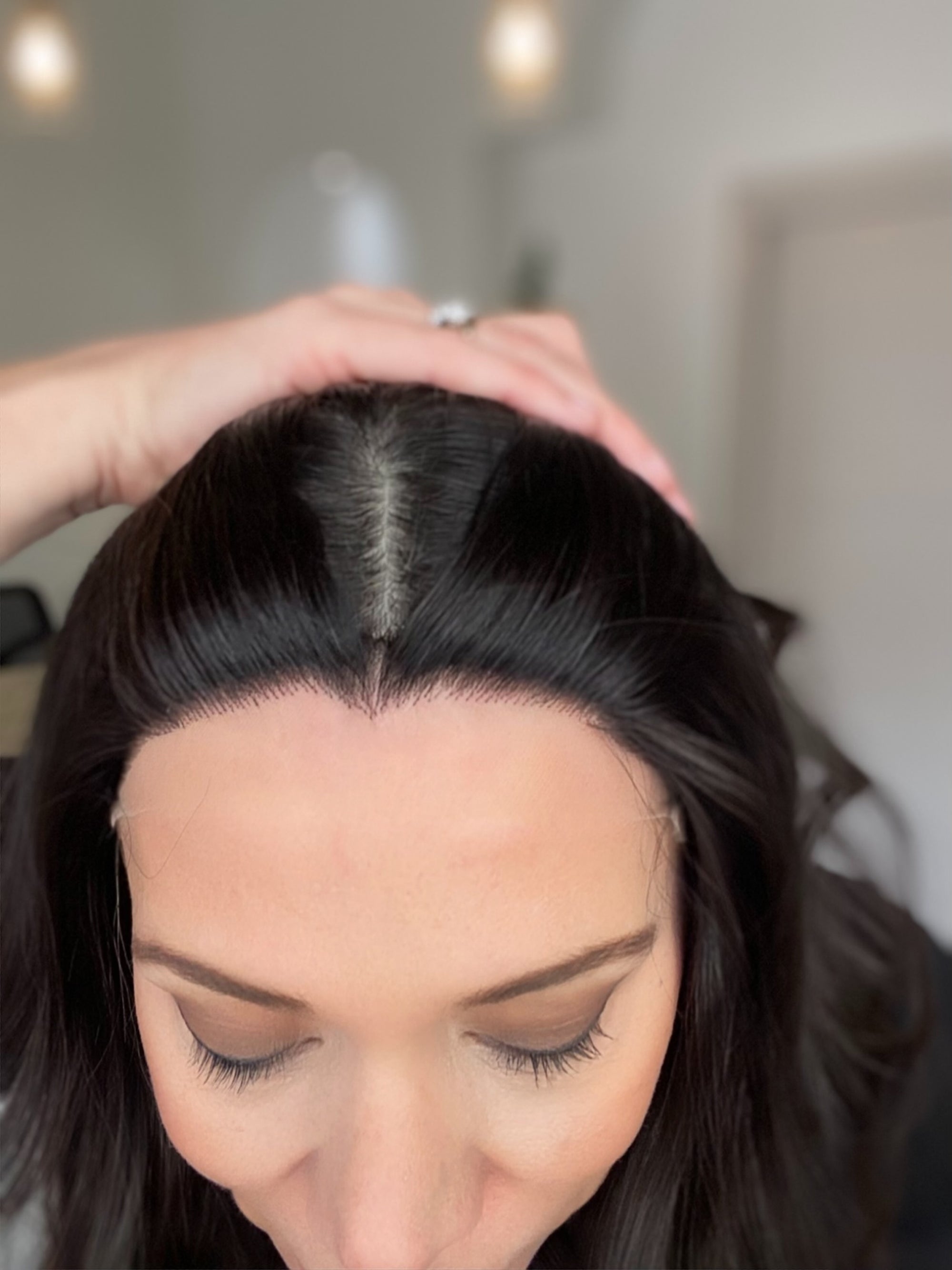 STOCK # BM2.10 GARDEAUX DELUXE HAND TIED CONTOUR CAP WIG