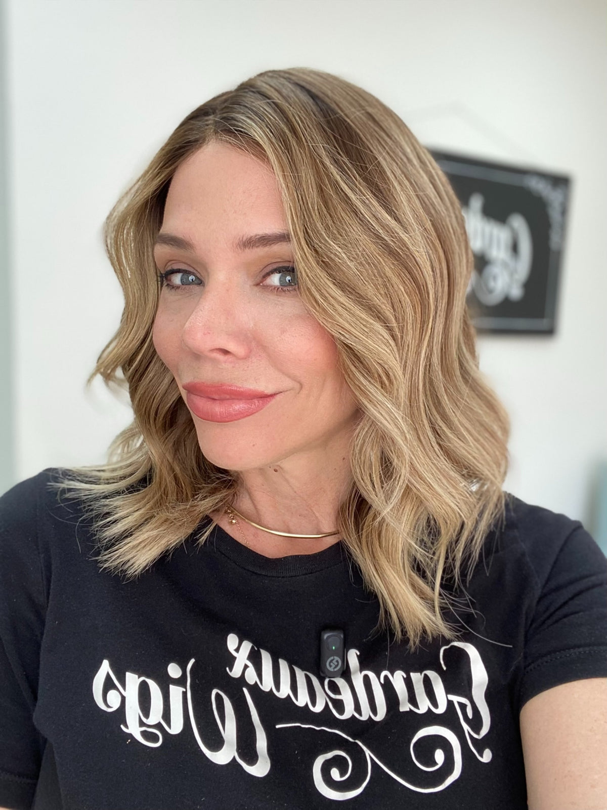 HUMAN HAIR HAND TIED MONO TOP WIG (MEDIUM CAP) # 8673