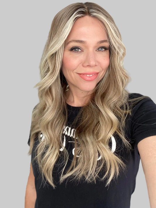 HUMAN HAIR HAND TIED MONO TOP WIG (SMALL CAP)   #8762