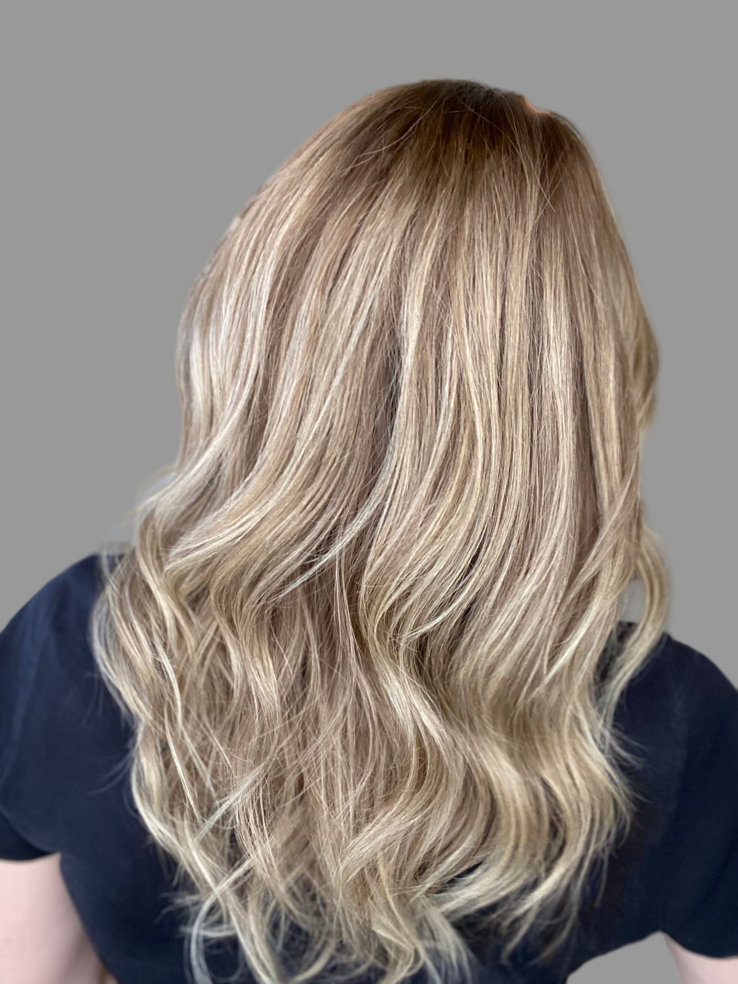 HUMAN HAIR HAND TIED MONO TOP WIG (MEDIUM CAP). # 8570