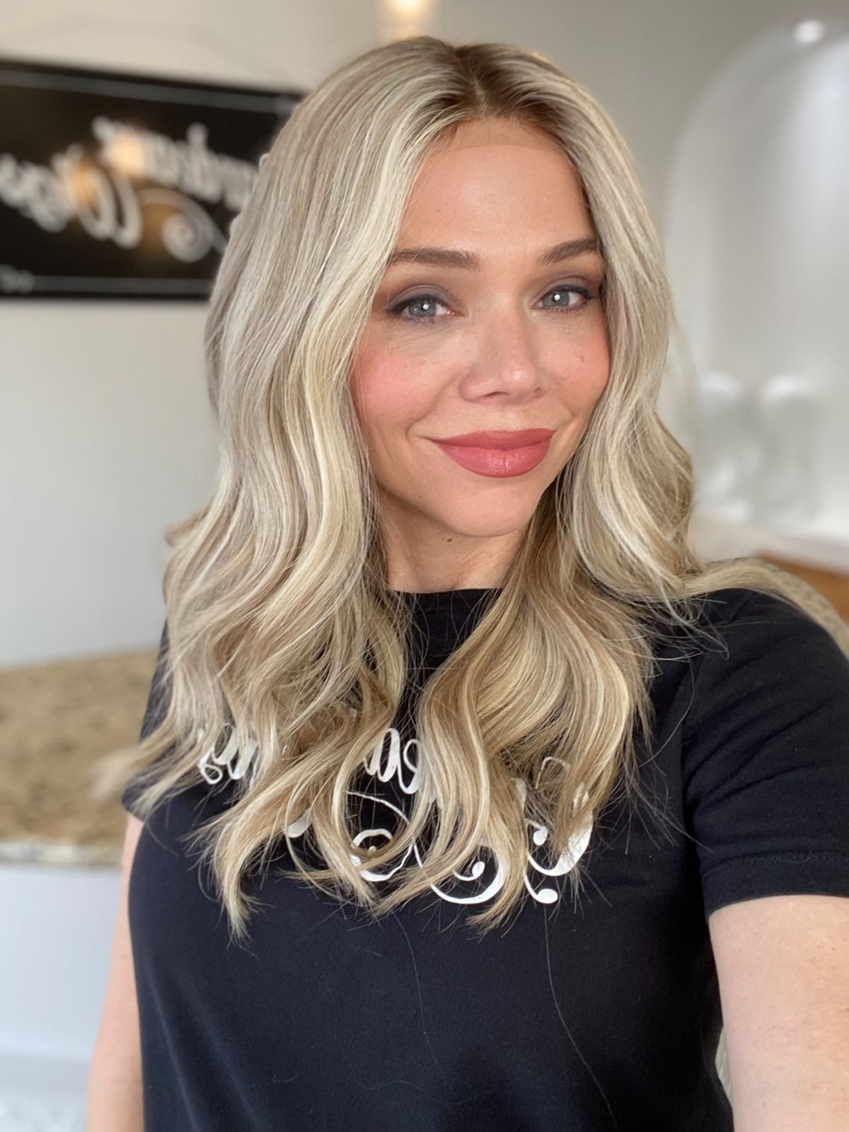 HUMAN HAIR HAND TIED, SILICONE LINED GRIPPER WIG (MEDIUM CAP) # 8618