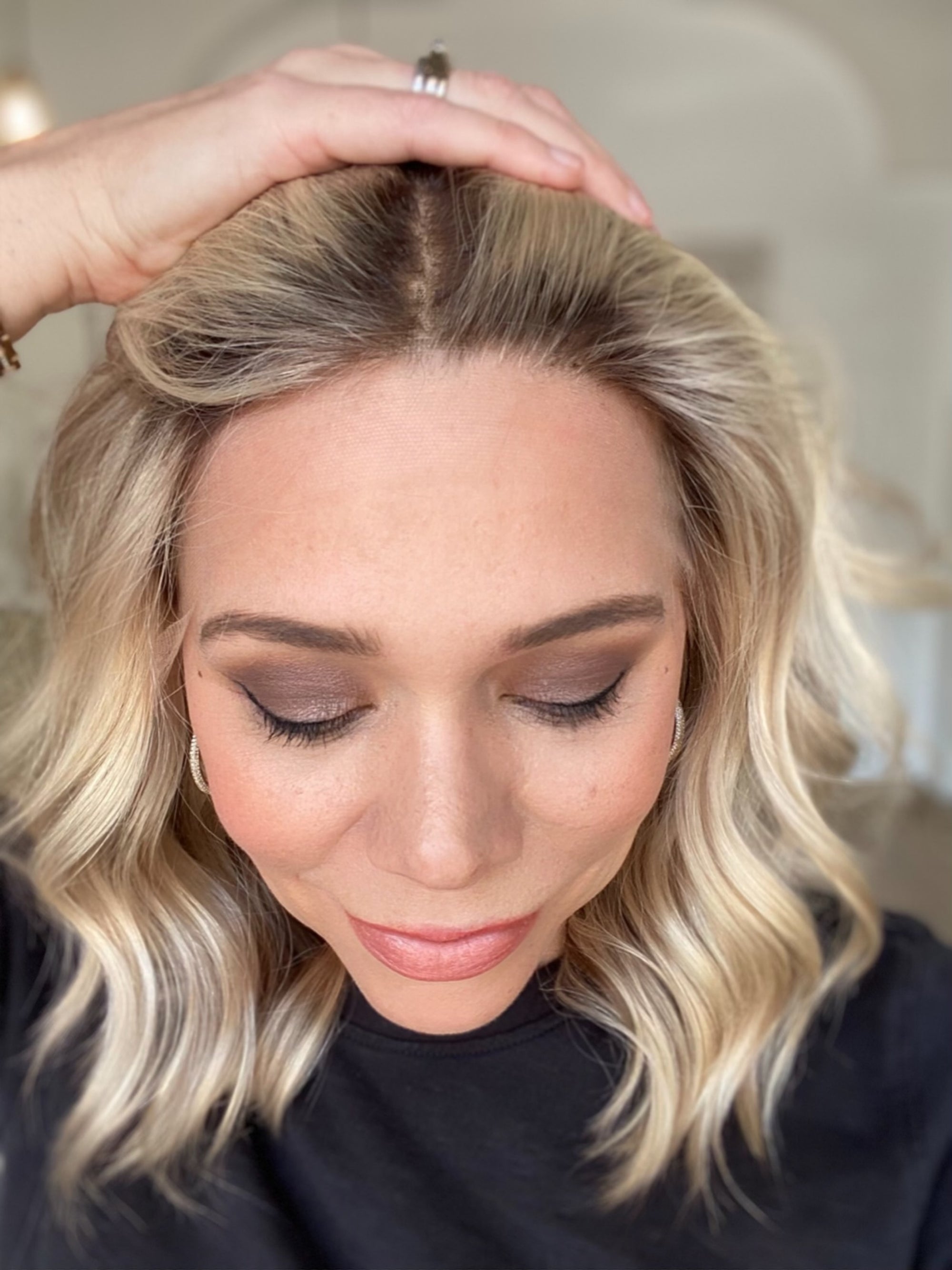 Joy Cook Custom  GARDEAUX MONO TOP WIG (SMALL CAP)