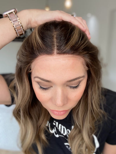 # 8254 GARDEAUX DELUXE HAND TIED DOUBLE LACE TOP WIG (MEDIUM CAP)