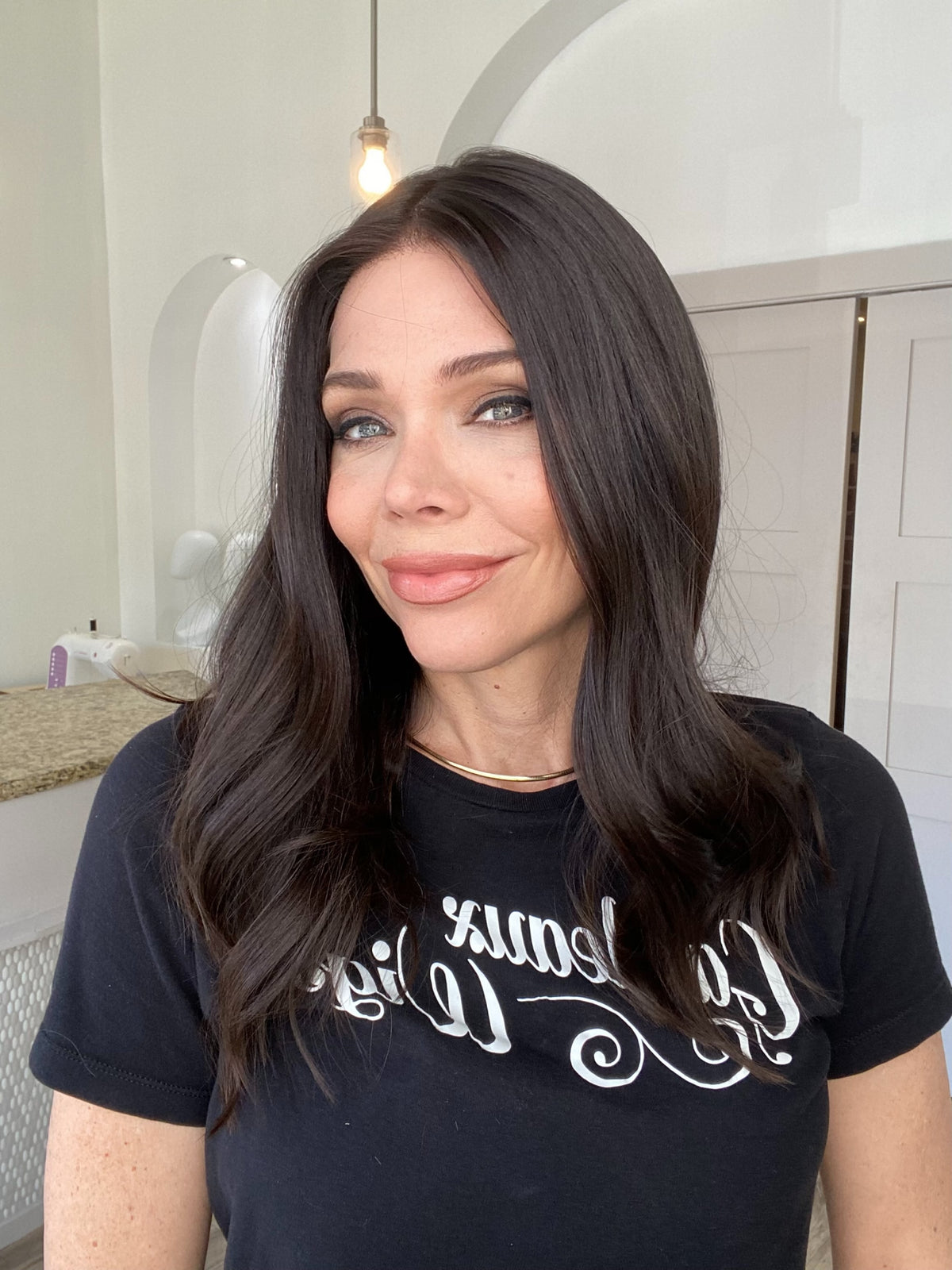 STOCK # JST-2.13 GARDEAUX DELUXE SILK TOP LACE FRONT WIG (MEDIUM CAP)