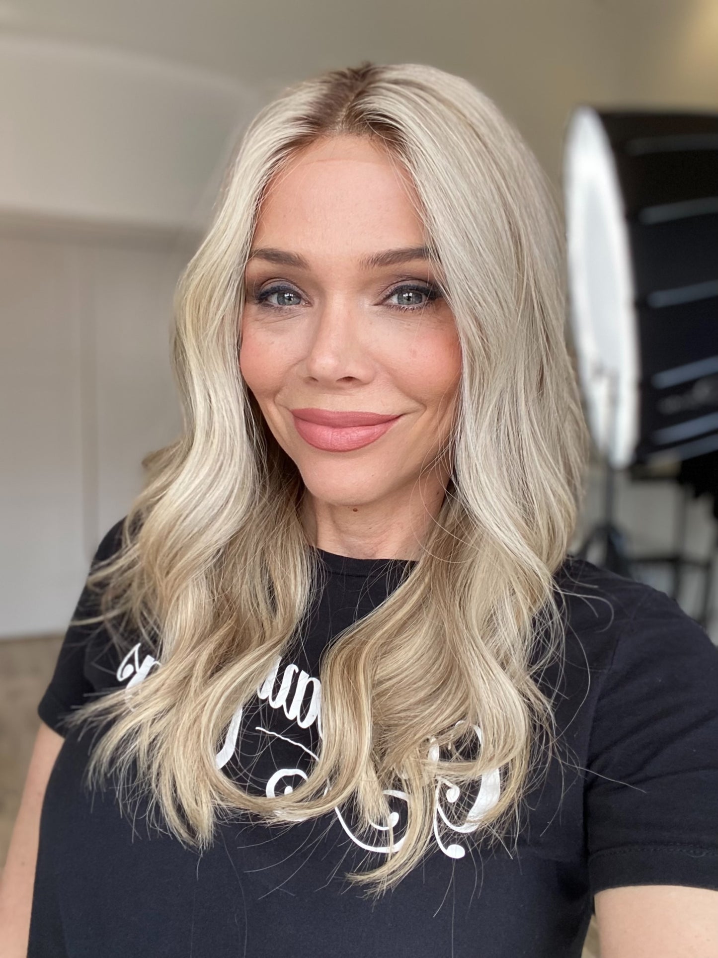 HUMAN HAIR HAND TIED, SILICONE LINED GRIPPER WIG (MEDIUM CAP) # 8618